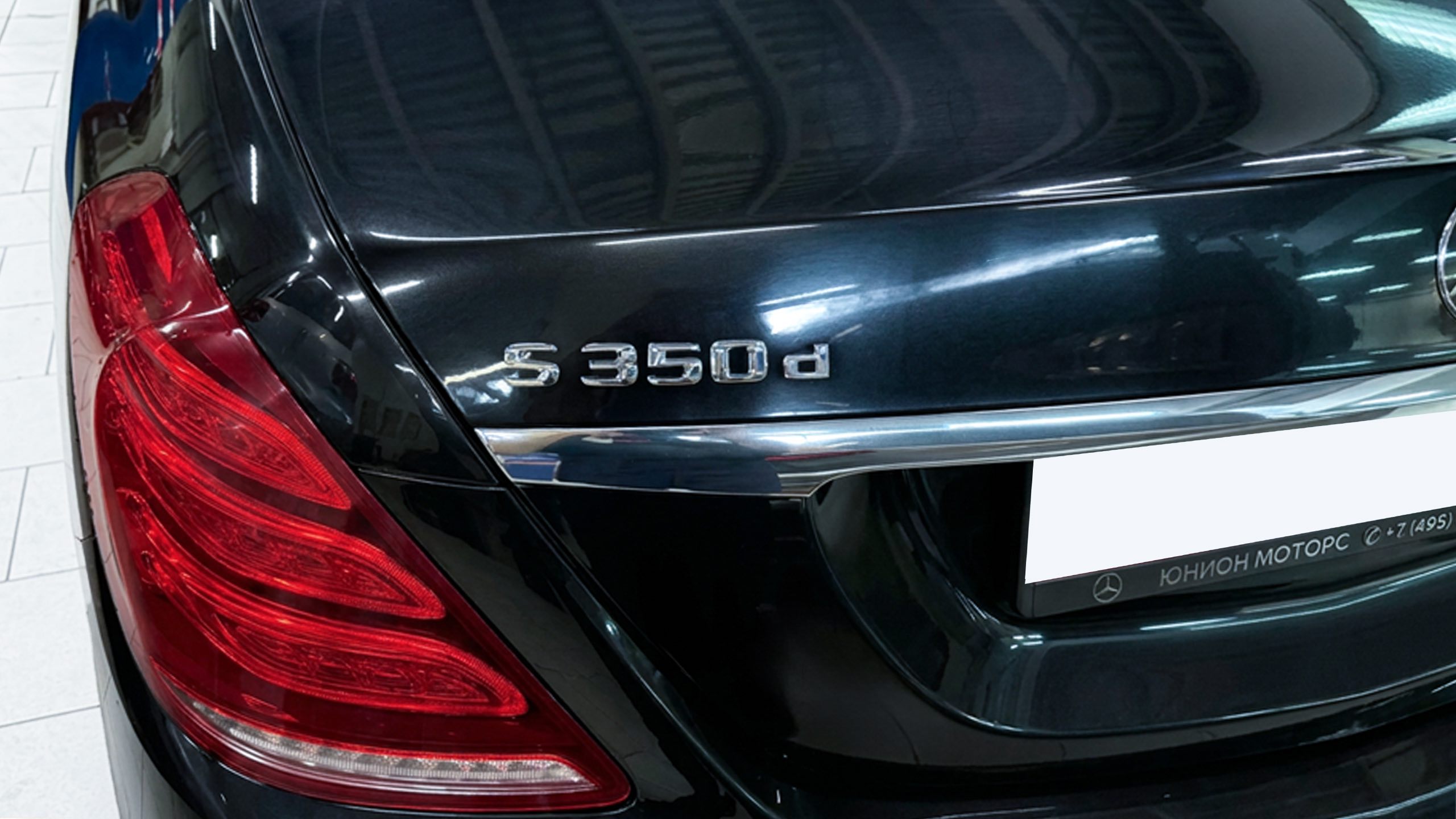 Mercedes S 350d W222 шильдик модели