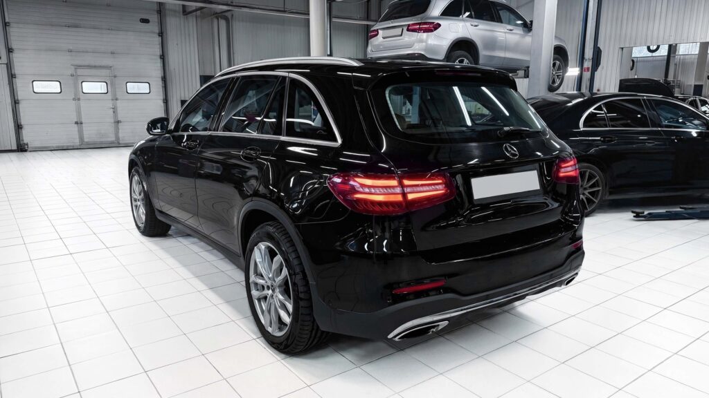 GLC 250 4MATIC X253 на замене термостата в Юнион Моторс