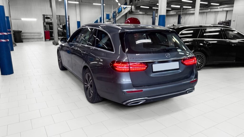 E 200d W213 на замене масла АКПП 9G-Tronic в Юнион Моторс