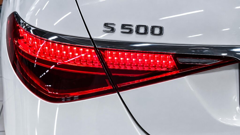Mercedes S 500 4MATIC W223 M256 шильдик модели
