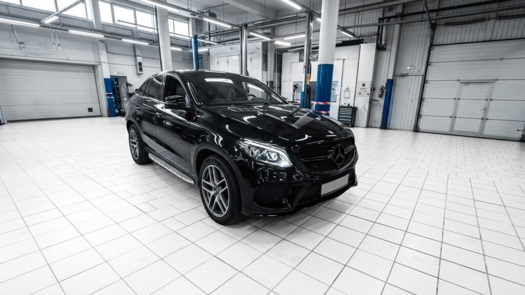 Mercedes GLE 350d C292 приехал на межсервисную замену моторного масла