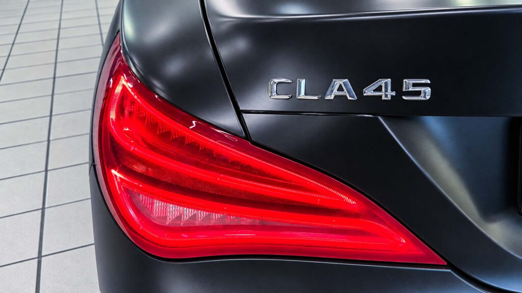 CLA 45 шильдик модели